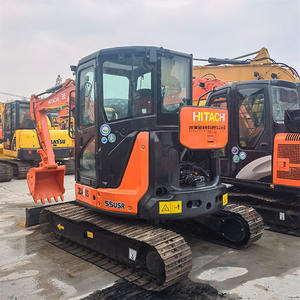 Hitachi Zaxis 55 Japon utilisé 5.5 tonnes Hitachi Zx55/zx55u/zx55us/zx55usr Mini pelle pelle sur chenilles en caoutchouc à vendre - Product Image 1