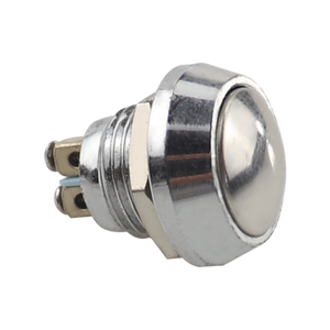 YUHE YH-JS12R Bouton mécanique rond éclairé 12 mm en acier inoxydable IP65 étanche 220V 3A pour appareils électroménagers - Product Image 1