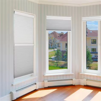 Persianas Celulares Doble Capa con Filtro de Luz, Inalámbricas, Día y Noche, Persianas de Panal Personalizadas para Dormitorio, Oficina, Decoración de Ventanas del Hogar