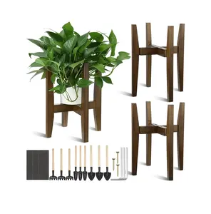 Wood Plant Stand Plant Pot exclusivo Plant Planter Stands para plantas de interior Outdoor Planter melhor qualidade designer olhar