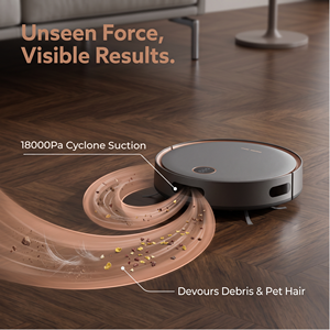 PF403 Robot Vacuum Cleaner 18000Pa Suction 3-in-1 Sweep <b>Mop</b> Gyro Navigation Ultra Slim Smart Robotic Cleaner - Product Image 3