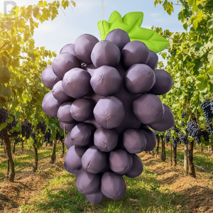 Racimo de <span class=keywords><strong>Uvas</strong></span> Inflable Gigante con Luces LED, Decoración Realista de Frutas para Festivales Gastronómicos, Activación de Marca, Exposiciones, Fiestas, Promoción Minorista - Product Image 2