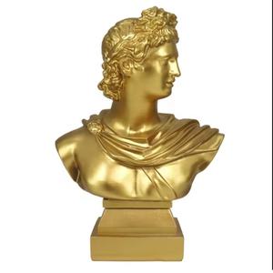 Figurine Apollo personnalisée en or vintage Art simple <span class=keywords><strong>Statue</strong></span> <span class=keywords><strong>grecque</strong></span> Lady Liberty Figurine Metal Craft - Product Image 1