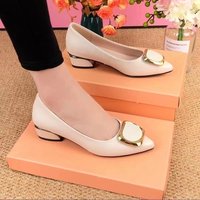 Nouvelles Arrivées Escarpins en Cuir PU à Bout Pointu Chaussures de Bureau Habillées à Talons Bas ou Hauts Confortables pour Mariage et Fête pour Femme