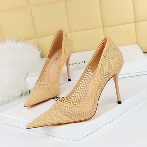 Tacones Mujer China Hot Sale Elegant Wedding Party Mesh Pumps Zapatos Bigtree <b>Shoes</b> Women Heels - Product Image 4