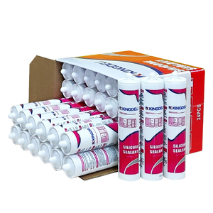 KINGDELI Oem 300ml Mastic silicone neutre multi-usages pour verre, colle RTV, étanche aux intempéries - Product Image 1