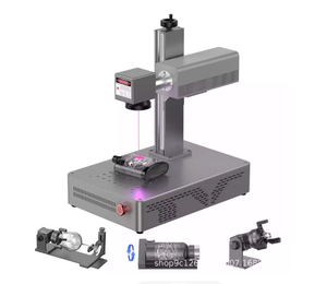 Machine de marquage et de gravure laser UV de bureau entièrement automatique 3W pour cristal, verre, métal, céramique - Product Image 1