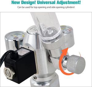 Regulador de <span class=keywords><strong>CO2</strong></span> para acuario, 12V, CC, <span class=keywords><strong>CO2</strong></span>, solenoide con <span class=keywords><strong>Mini</strong></span> pantalla Dual, contador de burbujas, válvula de retención - Product Image 3