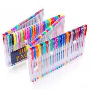 Custom Custom Logo 100 Color School Office Gel Pen <b>Set</b> - Product Image 1