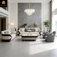 Foshan Fabrik Direktvertrieb Luxus Chesterfield Sofa-Set - Echtes Leder Modernes Design für Apartment Hotel Villa Nutzung