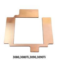 Pendingin RAM GPU Tembaga Murni Heatsink Memori Miner RTX 3060 3070 3080 3090 5600 5700 580 Pengganti Thermal Pad GPU
