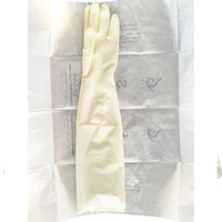 Vente en gros de gants de gynécologie longs et stériles, en latex et en caoutchouc, jetables, jetables, non poudrés, personnalisés, X grands