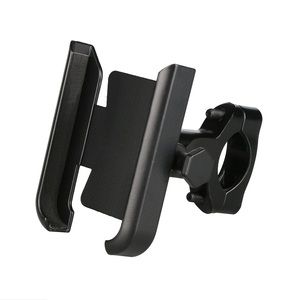 Support de téléphone pour vélo en métal réglable avec verrouillage, support de téléphone portable pour vélo, clip de montage pour vélos électriques, en alliage d'aluminium - Product Image 1
