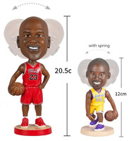 Figurines de voiture en polyrésine personnalisées, design de joueur de sport, figurines de basket-ball