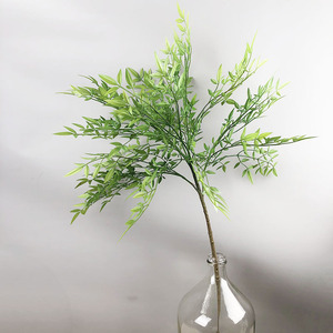 YOPIN-6032 Haute plante à branches multiples à 6 fourches, <span class=keywords><strong>Nandina</strong></span> à feuilles minuscules et luxuriantes, style néo-chinois, pour décoration intérieure et extérieure, pour diverses scénarii - Product Image 6