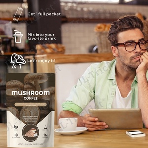 Private Label Baixo MOQ Orgânico 10 em 1 Cogumelo Café Em Pó Premium Café Cogumelo Café Colombiano A Granel - Product Image 3
