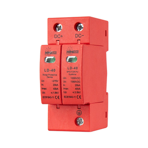 Kinee Solar DC 40KA 1000V DC PV SPD Red Power Dc dispositivo di protezione contro le sovratensioni elettriche - Product Image 2