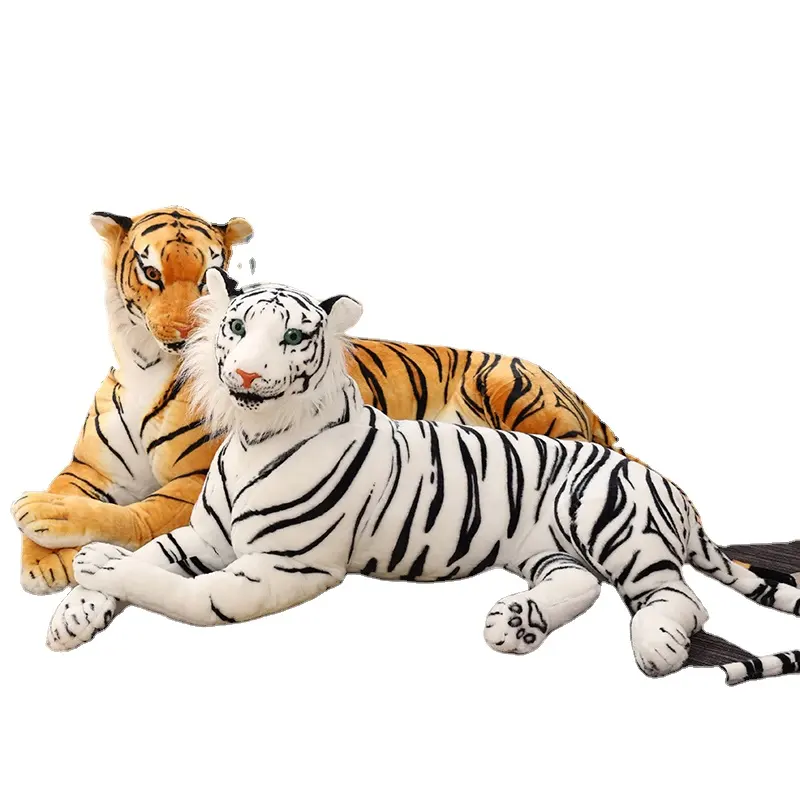 High Quality Giant White Tiger Stuffed Toy Baby Lovely Big Size Tiger Plush Doll