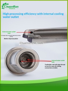 금속 드릴링용 WC/SP 고속 다기능 U 드릴 평평한 바닥 드릴 내부 냉각 드릴 및 강력 드릴 기능 포함 - Product Image 4