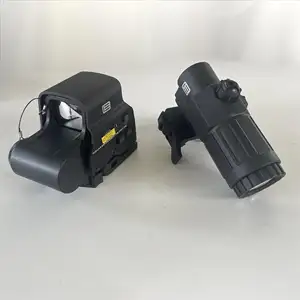 HD 558 홀로그램 시력 + G33 3X 돋보기 접이식 사이드 플립 스코프 레드 도트 시력 반사 시력 사냥
