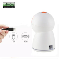 Lecteur de codes-barres 2D de bureau ABS 3803 pour supermarchés, éclairage LED, interfaces USB/COM/RS-232, options noir/blanc, capteur CMOS, en stock