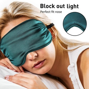 Antifaz para Dormir de Punto Elástico, Satén y Seda, Suave y Transpirable, con Impresión Personalizada y Logotipo Personalizado, MOQ Bajo, Disponible para Fabricación OEM - Product Image 3