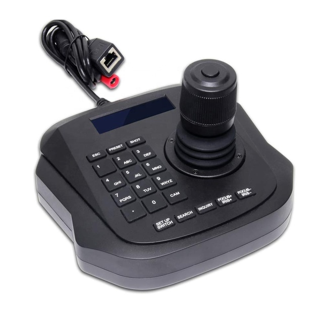 Anti-Radar Vehicle Small-sized LCD Display Screen Network IP Camera PTZ Joystick Controller Keyboard