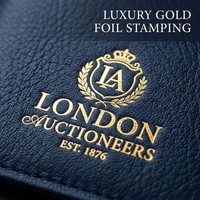 Plateau de bureau en cuir texturé Nappa avec logo en feuille d'or, organiseur de papeterie sur mesure pour cadeaux d'entreprise et bureaux