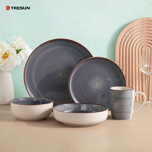 Ensemble de vaisselle en céramique de 32 pièces disponible en échantillon, vaisselle de cuisine, vaisselle en porcelaine portugaise - Product Image 3