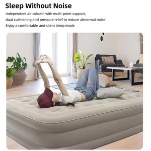 <span class=keywords><strong>Matelas</strong></span> double gonflable entièrement automatique en PVC de haute qualité pour la randonnée imperméable - Pour le camping - Vente directe d'usine - Product Image 5