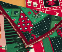 Bandana Poliester Persegi Seri Natal, Laris di Amerika, Penjualan Langsung Pabrik, Cetak Kustom, untuk Acara