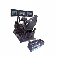 Simulateur de conduite automobile Tela 4DOF+TL+Surge avec kits d'actionneurs à servomoteurs en aluminium, capacité de 200 kg, pour la maison ou la salle de jeux