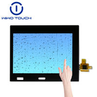 Pantalla LCD de 3.5 Pulgadas, Negra, Táctil Capacitiva Multipunto, con Interfaz IIC
