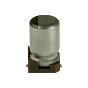 ตัวเก็บประจุแบบ0.47 uF ตัวเก็บประจุ0.47 uF 20% 50V SMD แบบยึดพื้นผิว UWX1HR47MCL2GB - Product Image 1