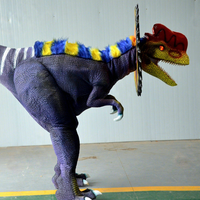 Prix d'usine – Nouveau modèle de Dilophosaure réaliste et attrayant, personnalisable, costume de dinosaure animatronique 3D pour scène
