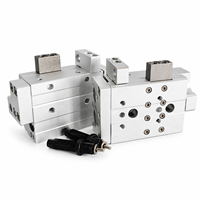 Actionneur pneumatique compact sans tige HLQ16X20SB pour machine d'inspection automatique, dispositif de test et positionnement de capteur