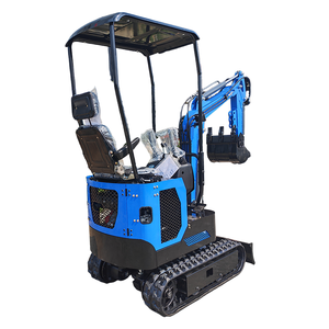 送料無料 ミニ油圧ショベル 1トン ファーム用小型クローラー掘削機 1トンショベル 小型ミニショベル販売 - Product Image 1