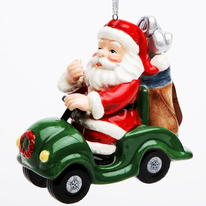 Custom Resin <strong>Christmas</strong> <strong>Tree</strong> <strong>Mini</strong> Ornaments Hanging Supplies African American Black Santa Claus Miniature Decoration Accessories - Product Image 3