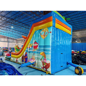 Toboggan aquatique gonflable géant tropical commercial arc-en-ciel <span class=keywords><strong>pour</strong></span> la <span class=keywords><strong>location</strong></span> événementielle et le plaisir aquatique en extérieur - Product Image 4