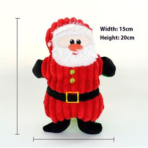 Giocattolo Natalizio per Cani Juicepet Ecologico in Peluche, Resistente alle Esplosioni, per la Pulizia dei Denti con Funzione Sonora - Product Image 6