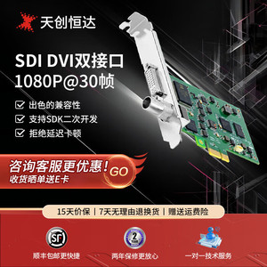 การ์ดบันทึกวิดีโอ Tianchuang Hengda TC-540N1 PCIe X1 HDMI SDI Input 1920x1080p สำหรับการถ่ายทอดสดและการใช้งานทางการแพทย์ - Product Image 4