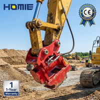 Mini-excavatrice HOMIE 5 tonnes 8 tonnes avec système de bascule hydraulique Powertilt à vendre