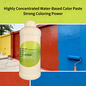 Pâte colorante aqueuse hautement concentrée, forte puissance colorante, dispersion de pigment aqueux pour murs extérieurs - Product Image 1