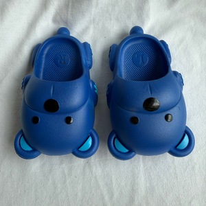 Ciabatte con Stampa Animalier da Donna, Blu, in PVC, Punta Rotonda, Imbottite, per Tutte le Stagioni, Suola Intermedia in EVA, Suola Esterna in Plastica - Product Image 6