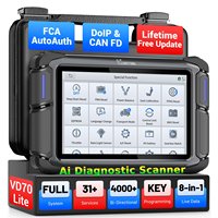 VDIAGTOOL VD70Lite Strumento Diagnostico Bidirezionale per Auto, Scanner OBD2, Macchina per Programmazione Chiavi con Aggiornamenti Gratuiti a Vita
