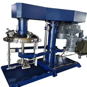 Concertric Dual Shaft Dispersing And Mixing Machine With Heating And Vacuum Tank