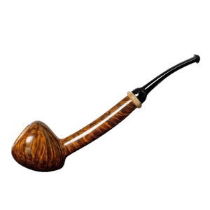 Muxiang Wooden Smoking Pipe Handmade Briar Long Leg Acorn Shape For Men - Product Image 5
