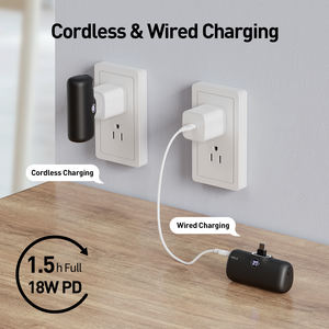 Cargador Portátil de Carga Rápida Bidireccional de 20 W sin Necesidad de Cable con Soporte, <span class=keywords><strong>Mini</strong></span> Banco de Energía de 5000 mAh, Electrónica de Consumo, Teléfono Móvil - Product Image 6
