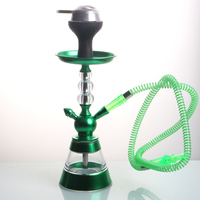 Chicha complète avec finition laquée acrylique - Design français avec tête en silicone et dispositif de gestion de la chaleur pour fumer