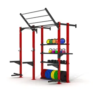 Crossmax Steel Tube Frame Made Wall Mounted Bodybuilding Use Fitness Rig